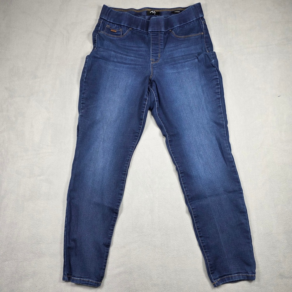 Nine West Jeans Women Twelve Blue Slim Skinny High Rise Dark Wash